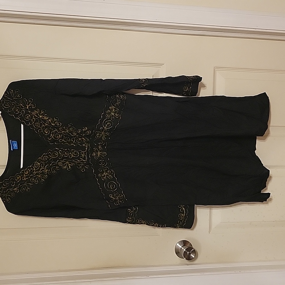 Soaked swim coverup